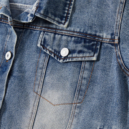 Matching Outfits Denim Jacket for Mother and Daughter