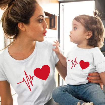 Mommy and Me Heartbeat T-Shirt