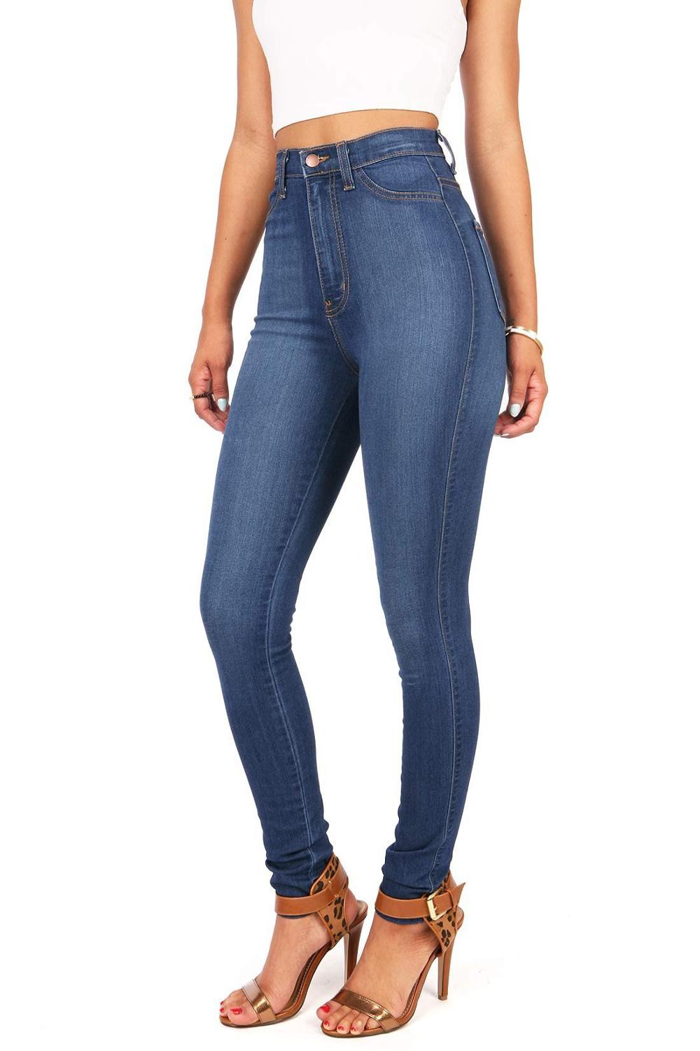 Woman High Waist Jeans Pencil Pants