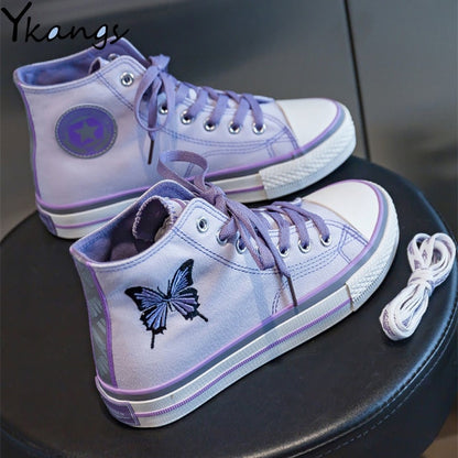 High Purple Sneakers For Girls