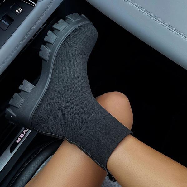 Ankle High Sock Boots